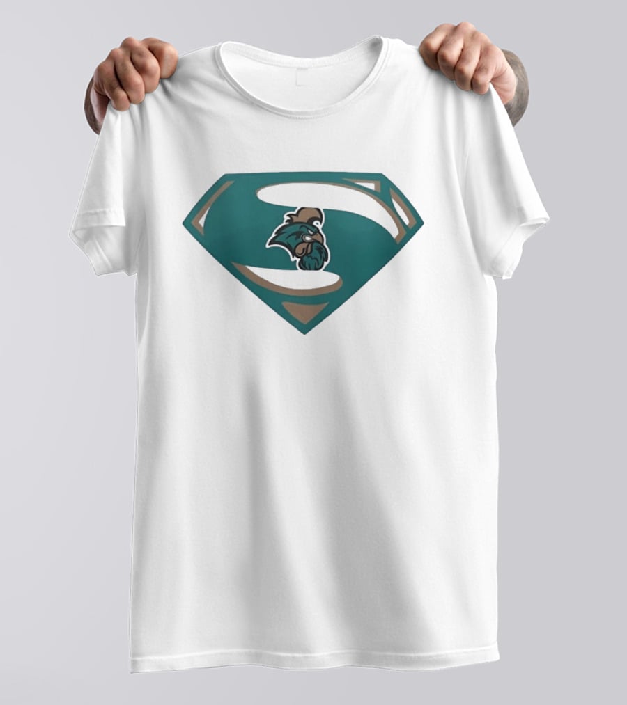 Coastal Carolina Chanticleers Superman T-Shirt
