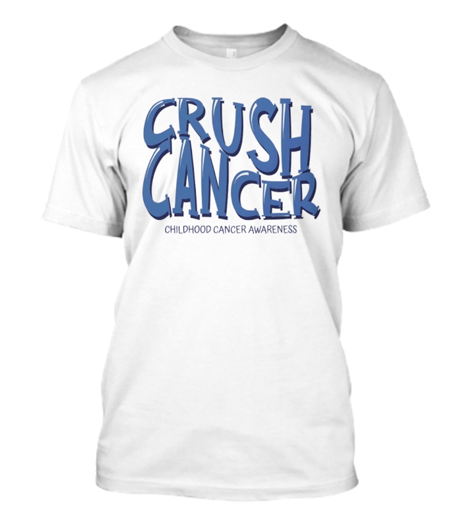 Crush Cancer Childhood Cancer Awareness T-Shirt