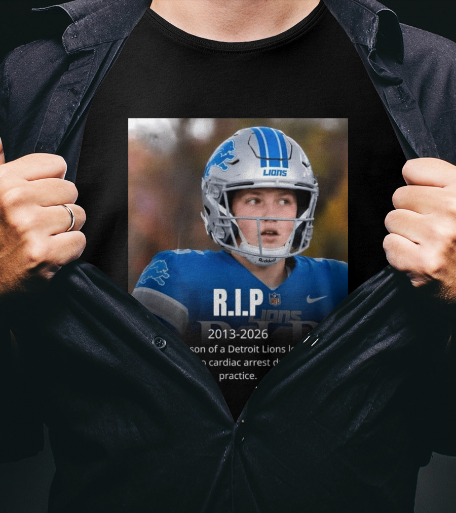 Rip Caden Sorrell Detroit Lions 2013 2026 T-Shirt