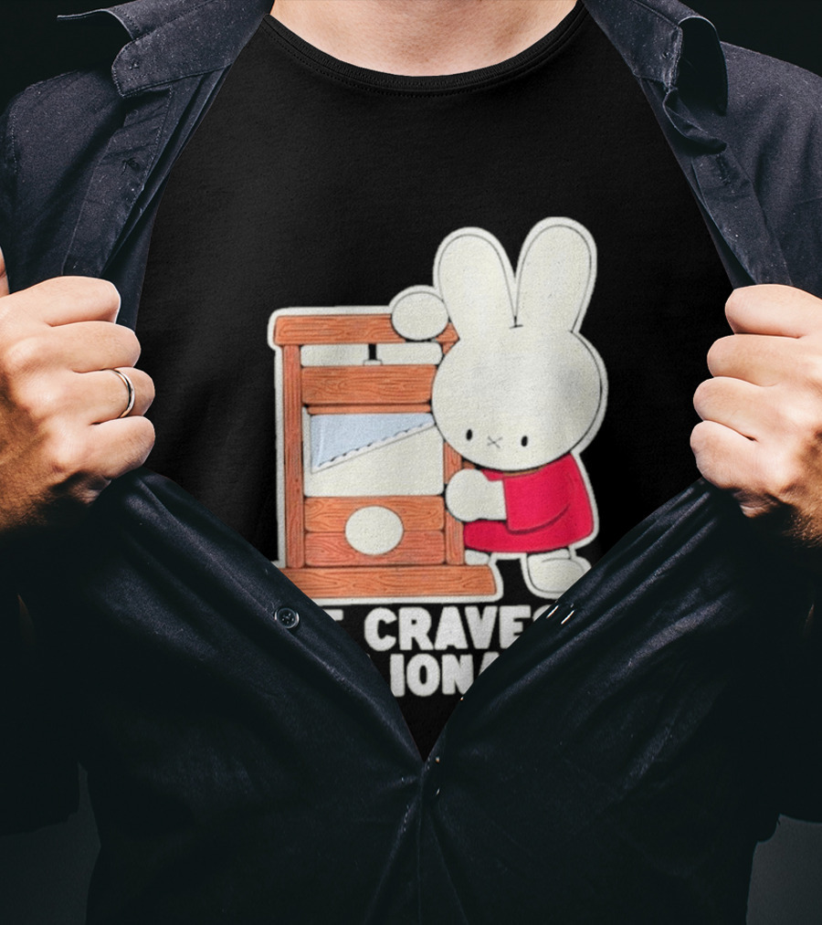 Villionaire Rabbit It Craves Billionaire Guillotine Red T-Shirt