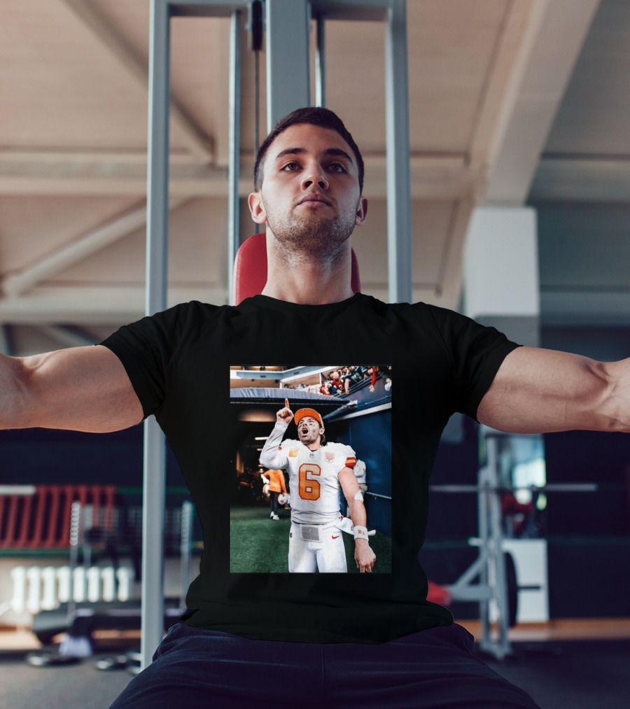 Baker Mayfield Tampa Bay Buccaneers NFL Quarterback Action Number 6 T-Shirt