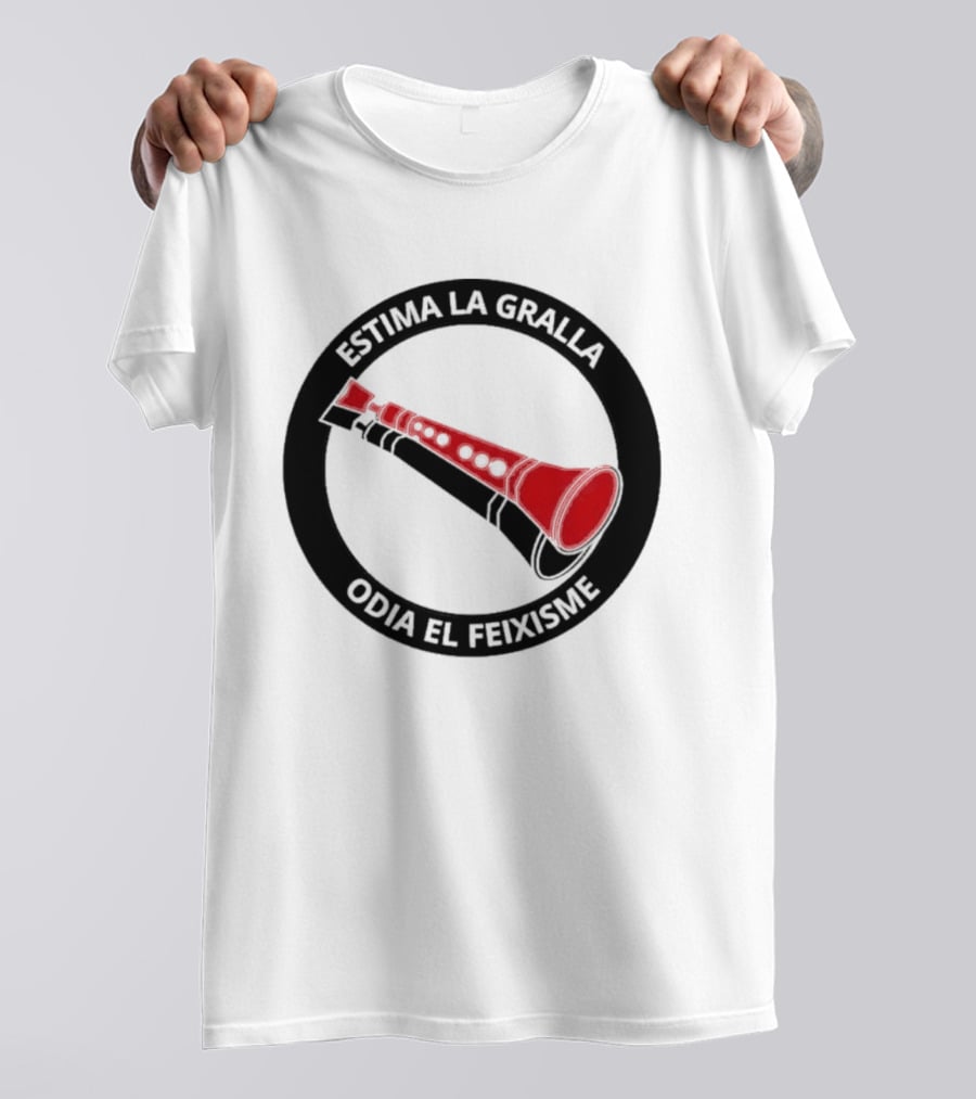 Estima La Gralla Odia El Feixisme Red Gralla T-Shirt
