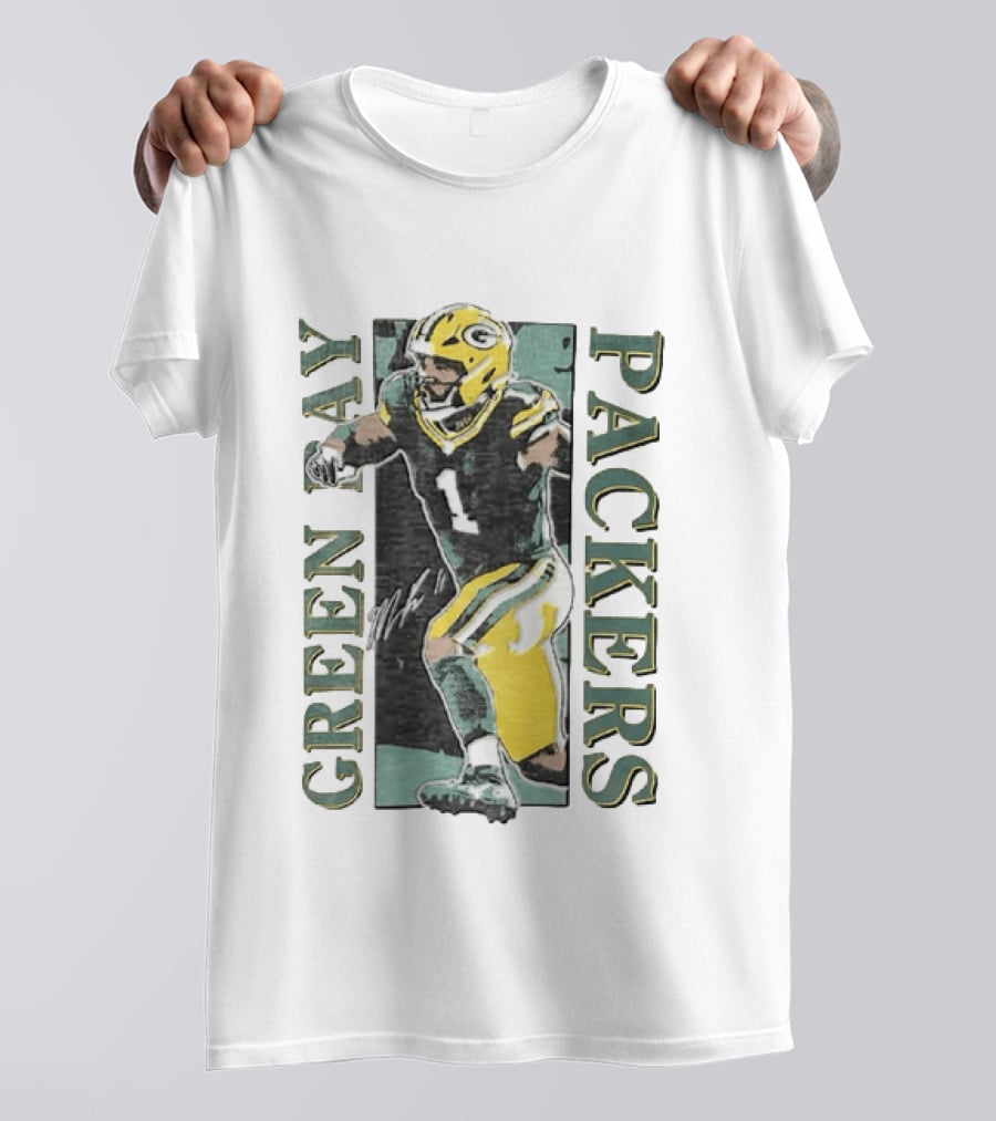 Jordan Love Green Bay Packers Football Jersey T-Shirt