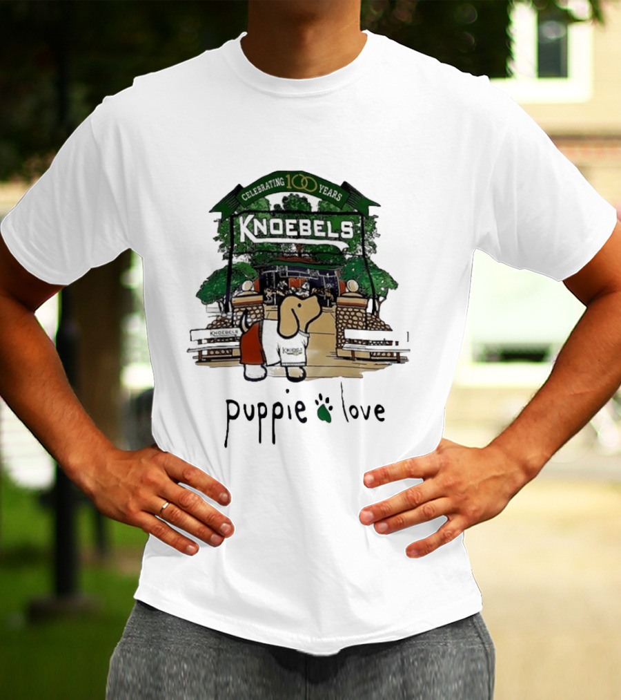 Celebrating 100 Years Knoebels Puppie Love T-Shirt