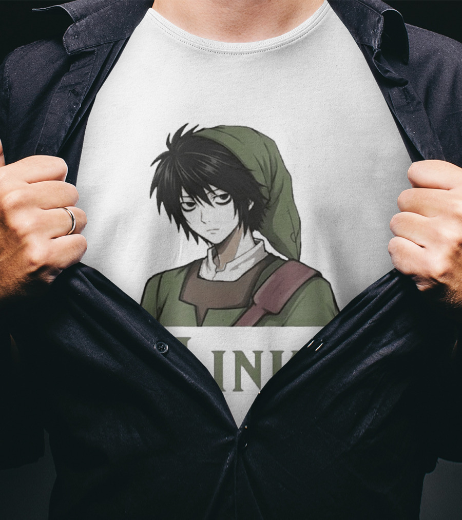 L Lawliet As Link The Legend Of Zelda T-Shirt
