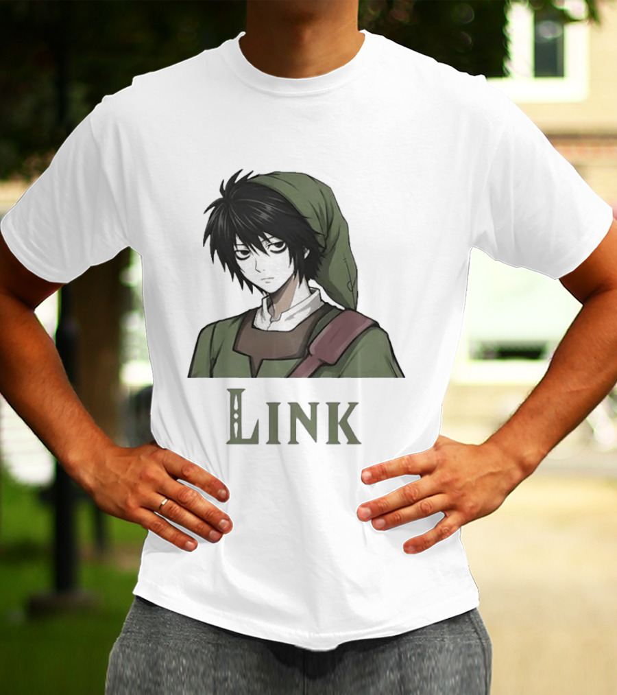 L Lawliet As Link The Legend Of Zelda T-Shirt