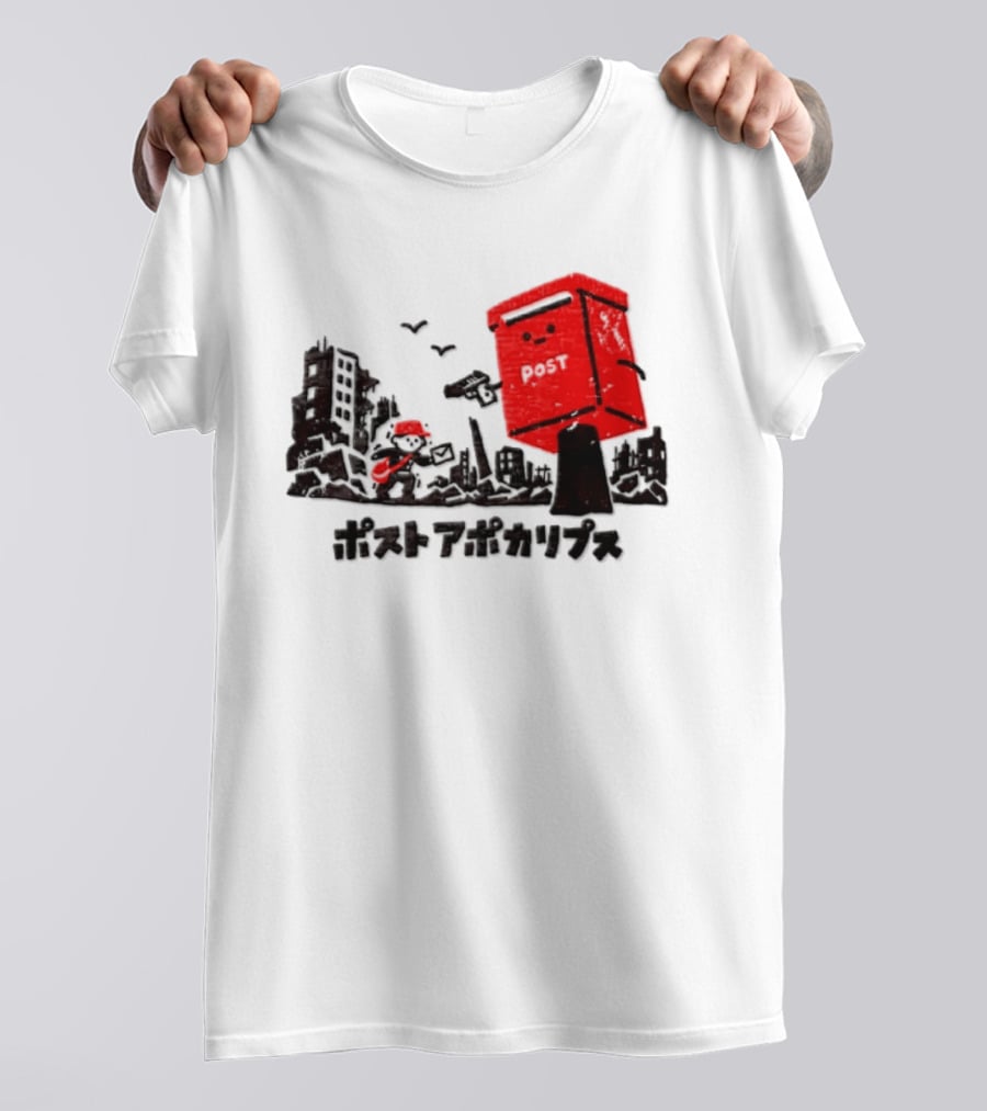 Mailman And Post Box Post Apokaripusu Japan Mail Service T-Shirt
