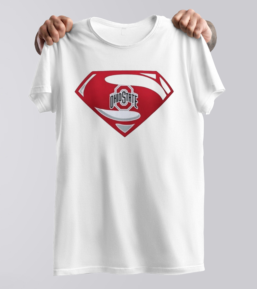 Ohio State Buckeyes Superman NCAA College Football T-Shirt