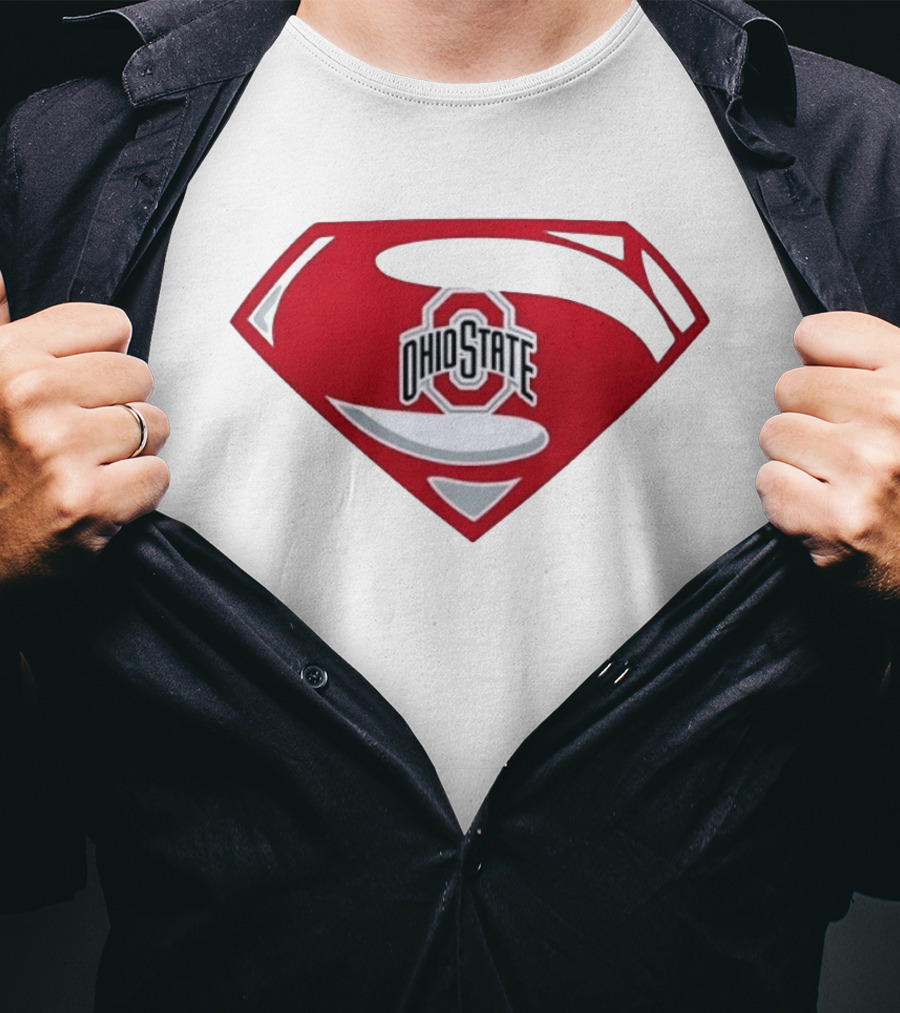 Ohio State Buckeyes Superman NCAA College Football T-Shirt
