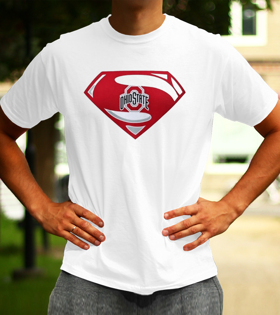 Ohio State Buckeyes Superman NCAA College Football T-Shirt