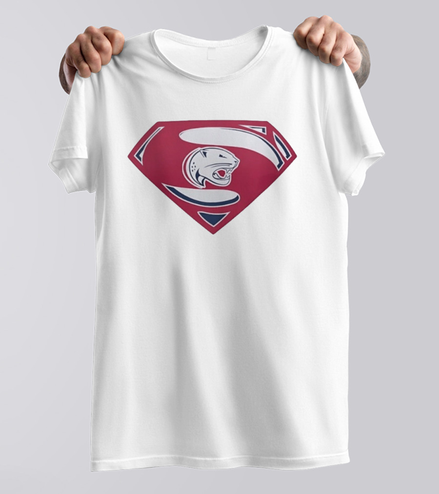 Panther S Emblem Superhero Sports Team Power T-Shirt