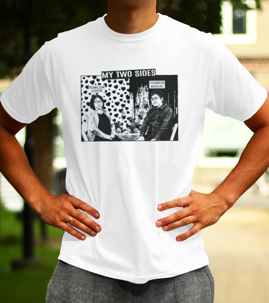 Rumiko Takahashi And Junji Ito My Two Sides Romcom Lover Horror Maniac T-Shirt