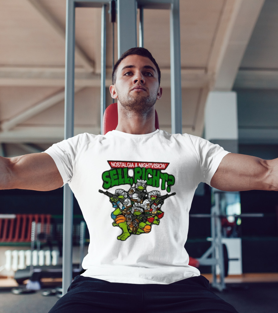Nostalgia Nightvision TMNT Sell Right T-Shirt