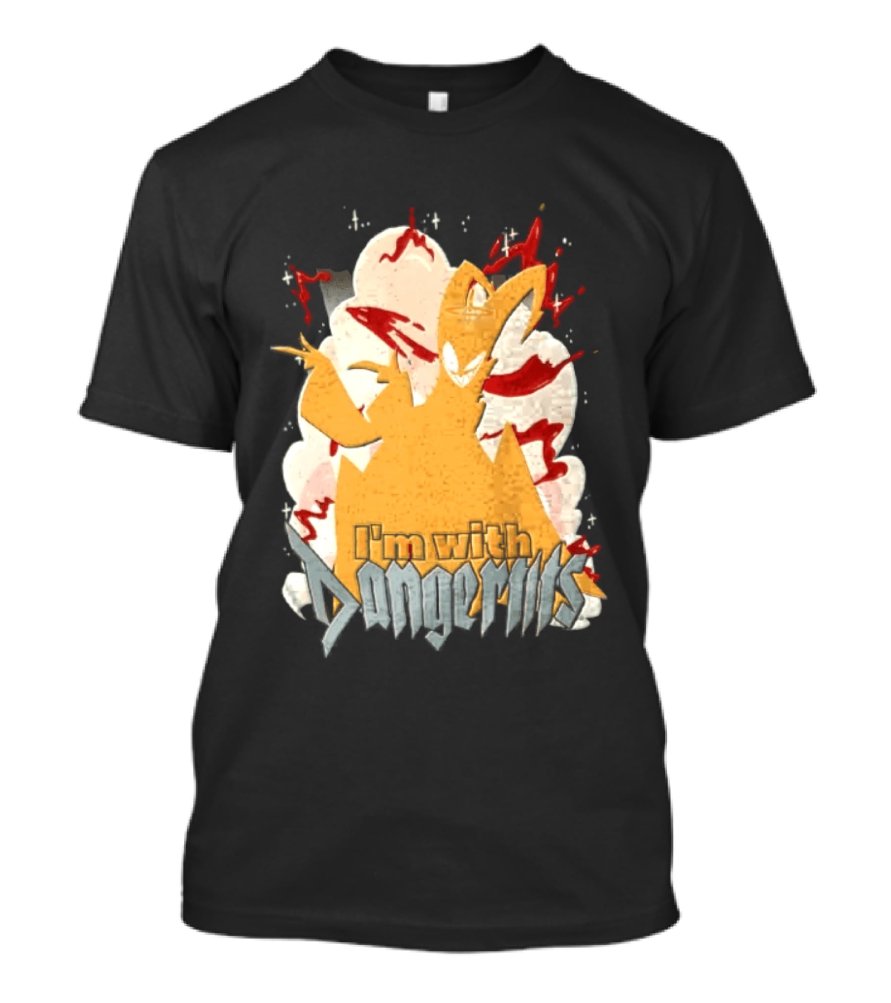 Adam Exorcist Hazbin Hotel I'm With Dangerous T-Shirt