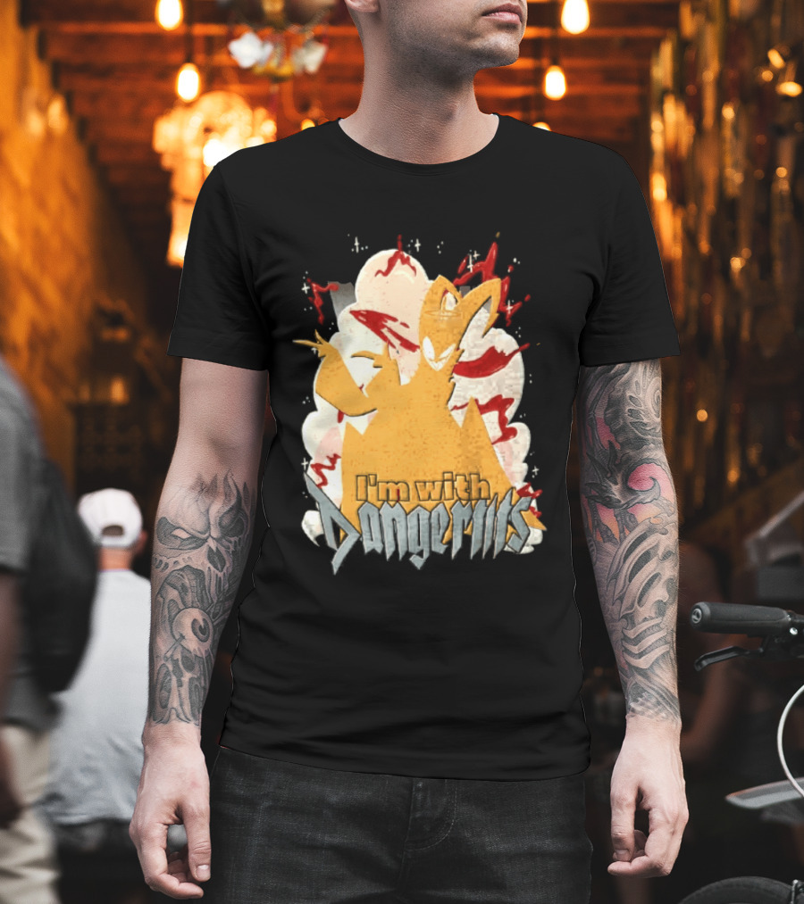 Adam Exorcist Hazbin Hotel I'm With Dangerous T-Shirt