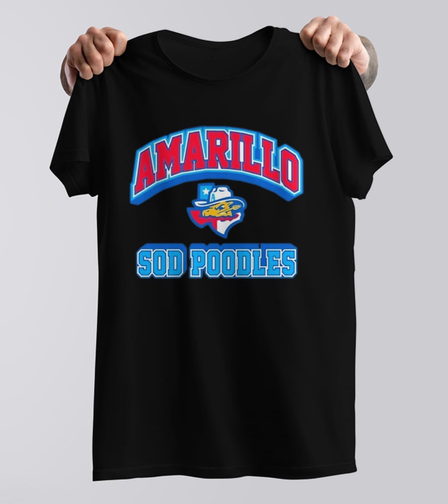 Amarillo Sod Poodles Texas Baseball Team T-Shirt