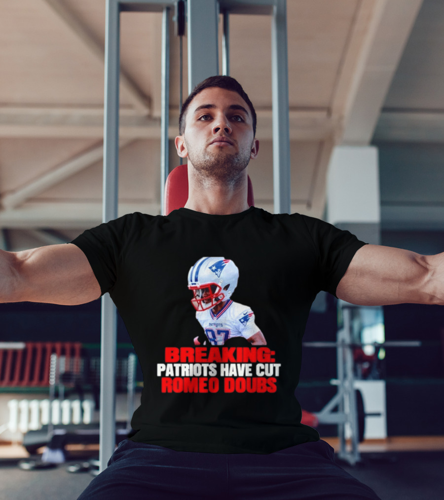 Breaking Patriots Have Cut Romeo Doubs 87 Football News T-Shirt