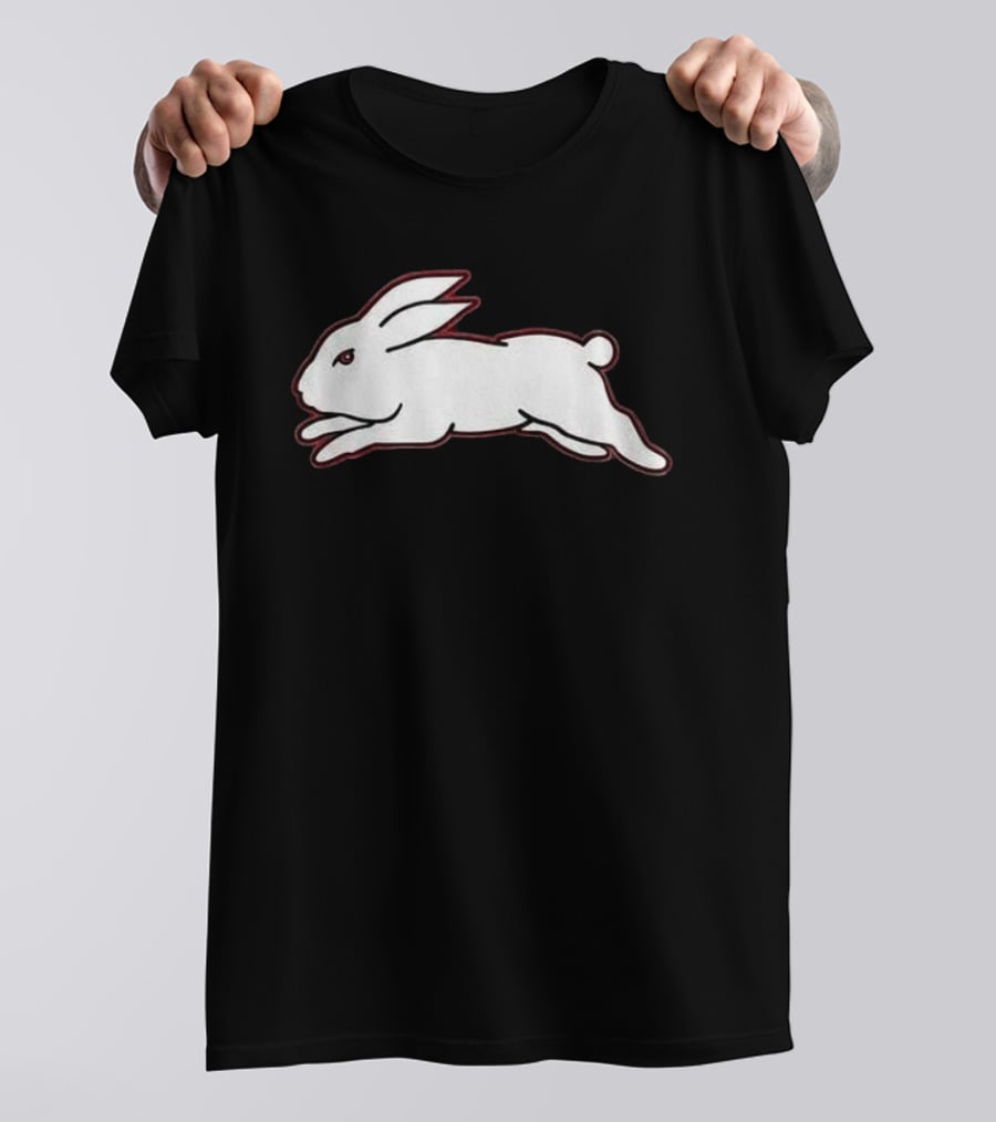 Jai 100th Game South Sydney Rabbitohs Iconic Rabbit Logo Celebration T-Shirt