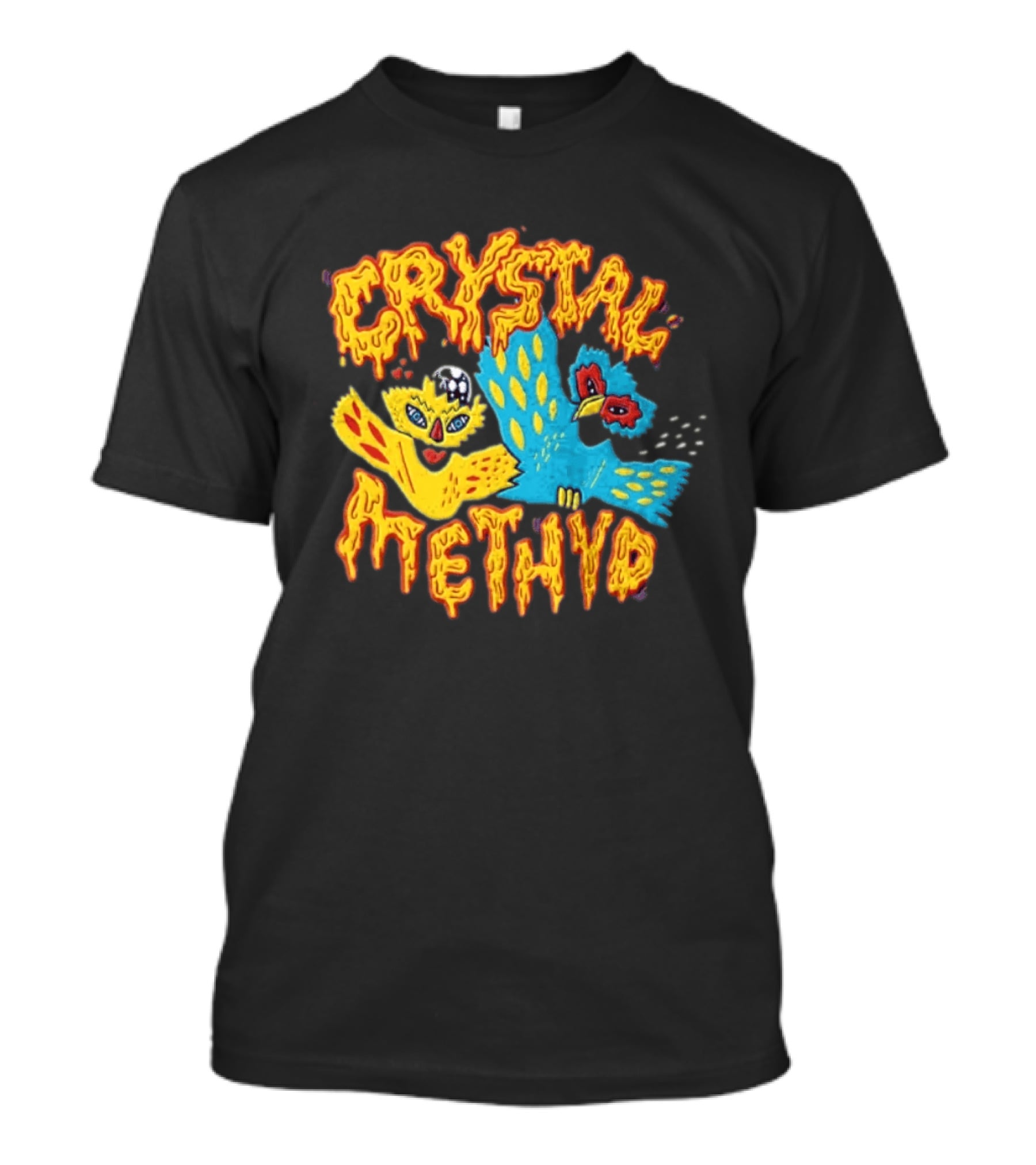 Crystal Methyd RuPaul Drag Race Bird Characters T-Shirt