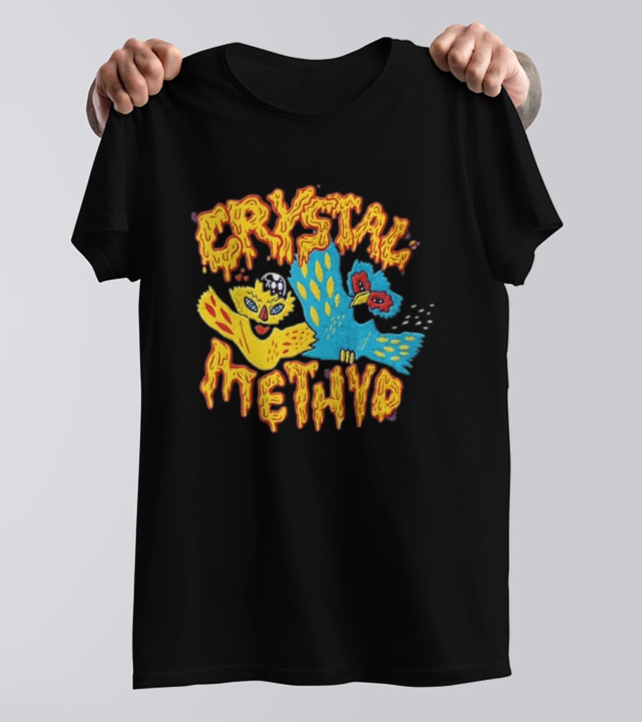 Crystal Methyd RuPaul Drag Race Bird Characters T-Shirt