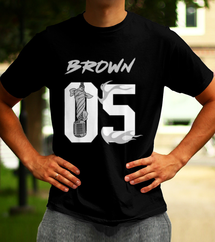 Las Vegas Raiders Chris Brown 2026 The R&R Tour 05 Flame T-Shirt