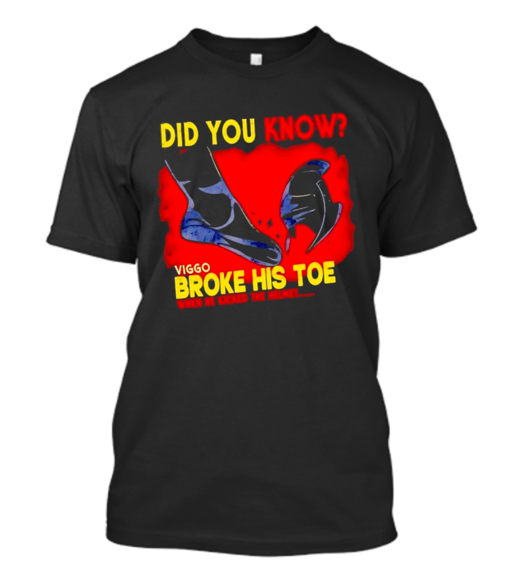 Did You Know Viggo Broke His Toe When He Kicked The Helmet T-Shirt