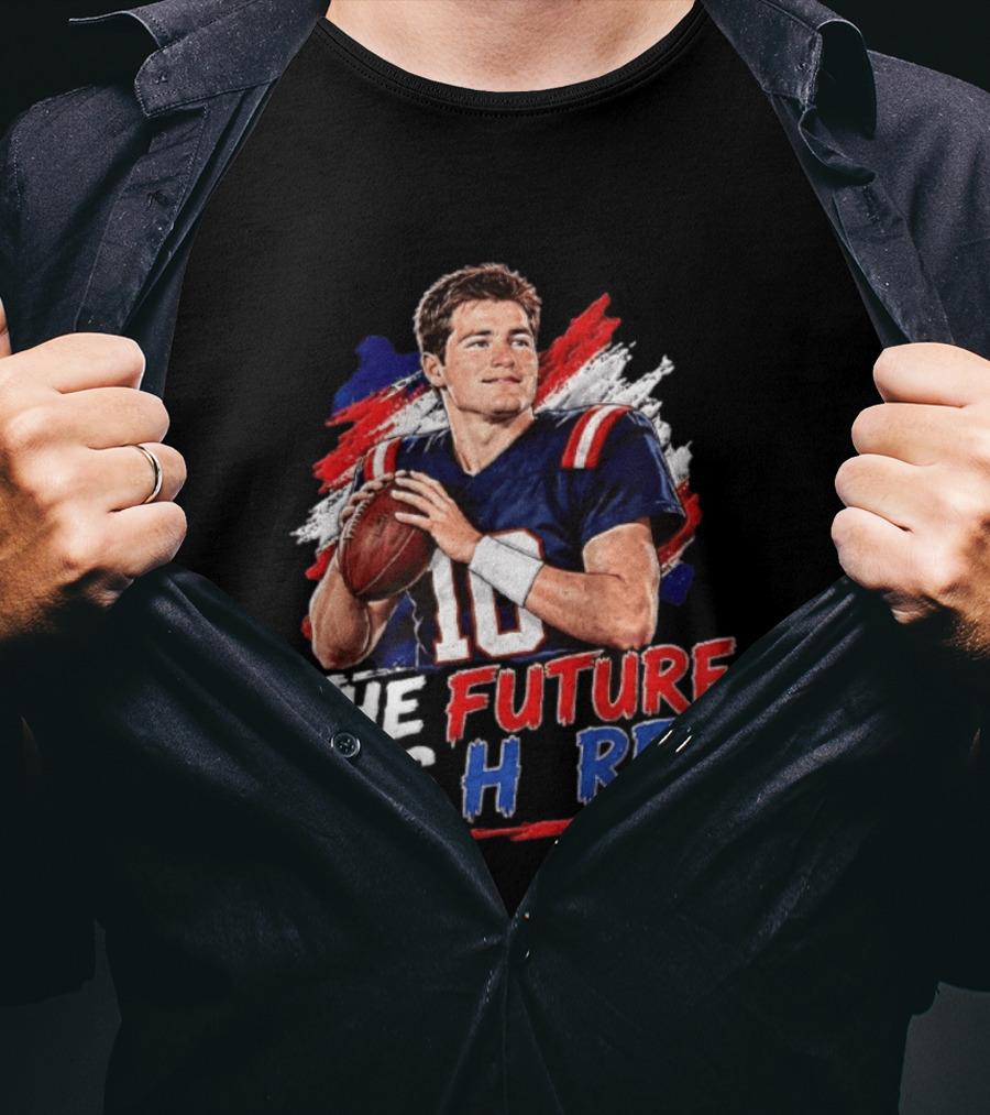 Mac Jones New England Patriots The Future Is Here Football T-Shirt