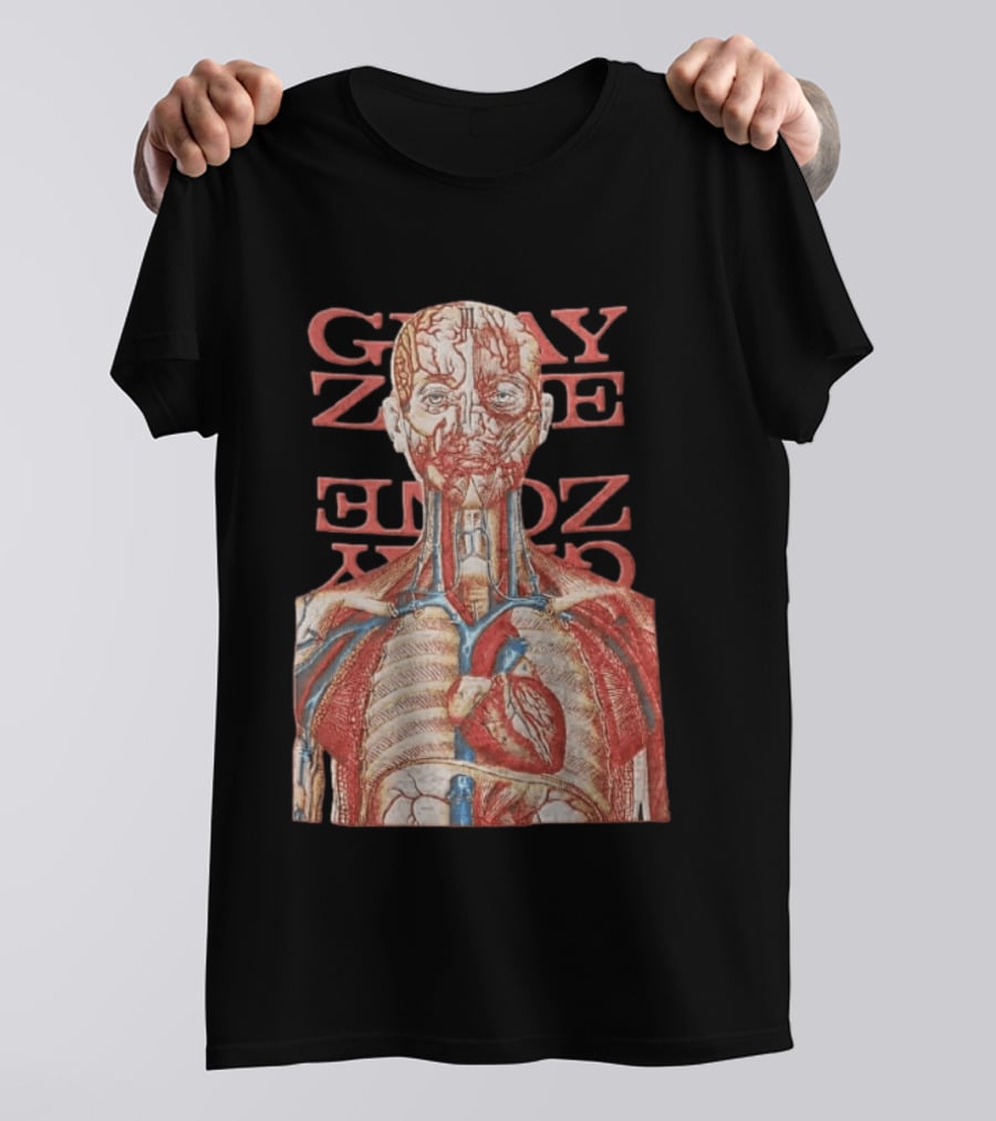 Gray Zone Anatomy Heart Illustration Adults Medical Revolutionize T-Shirt