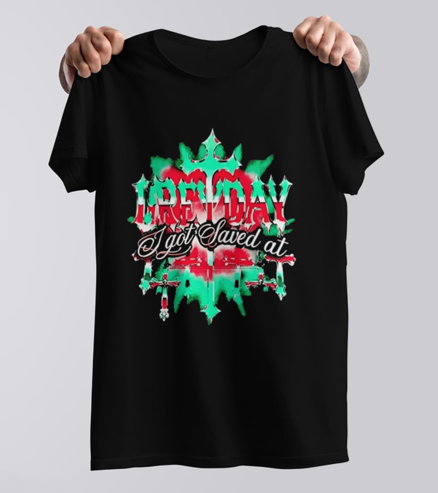 Greyday I Got Saved G59 Suicideboys Tour Cross T-Shirt