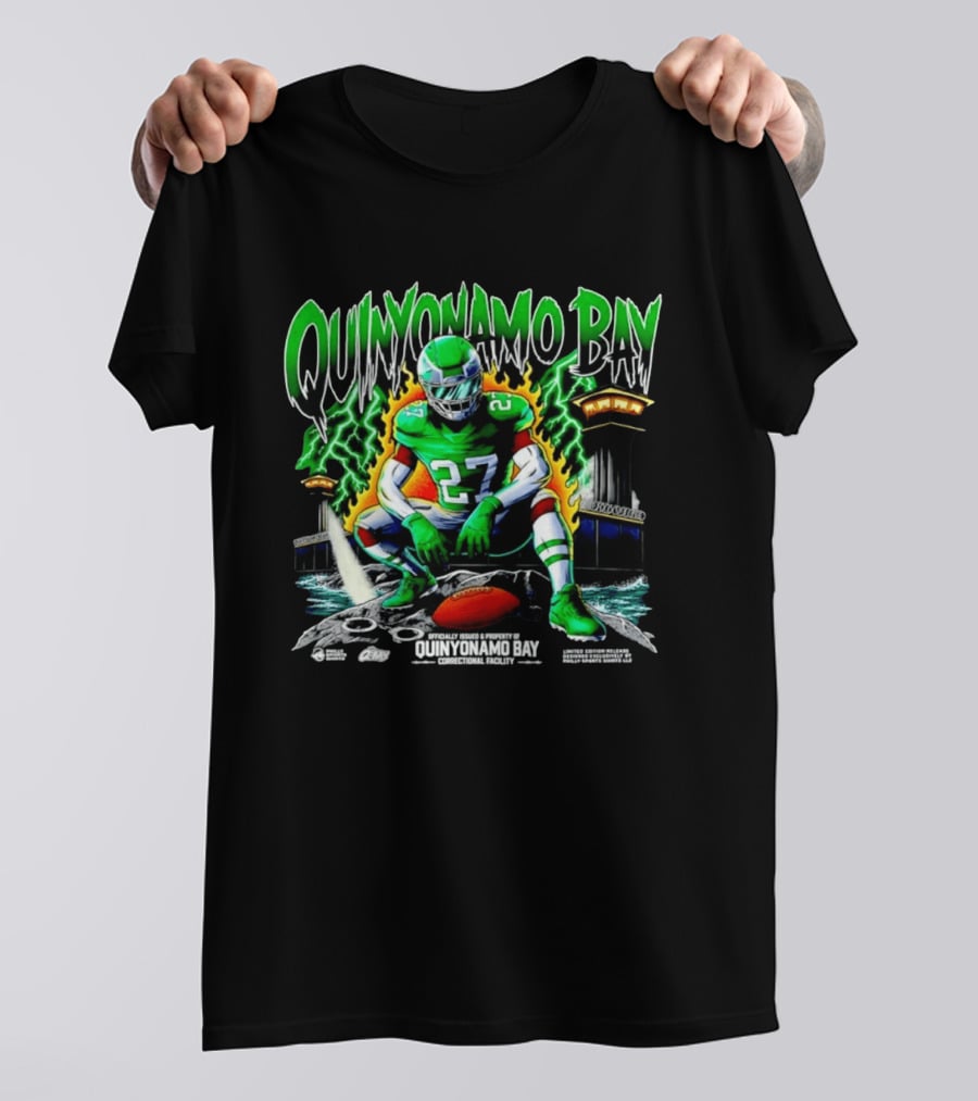 Quinyon Mitchell Quinyonamo Bay Philadelphia Eagles 27 Football T-Shirt