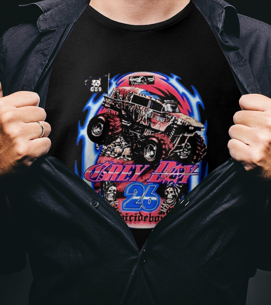 Suicideboys Grey Day 26 Monster Truck Thy Will Be Done G59 T-Shirt