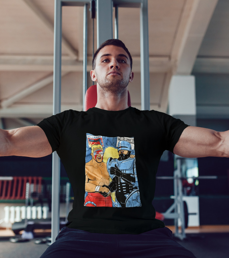 Ultimate Warrior TJ Lazer Robocop Capital Combat 90 T-Shirt