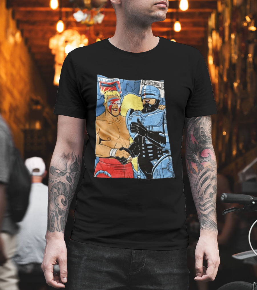 Ultimate Warrior TJ Lazer Robocop Capital Combat 90 T-Shirt