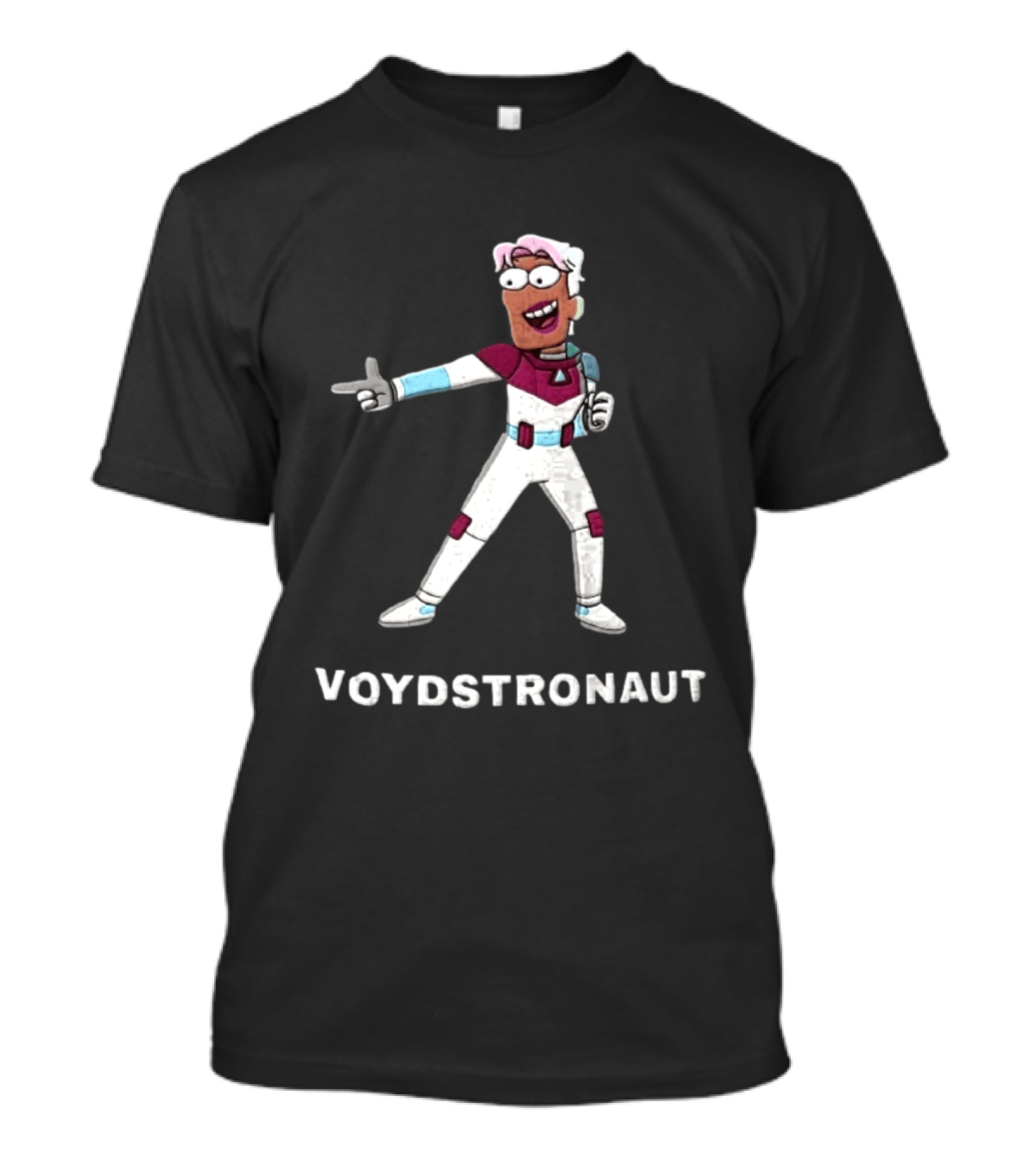 Voydstronaut Cartoon Character With Spacesuit Costume For The Incredibles Fans T-Shirt