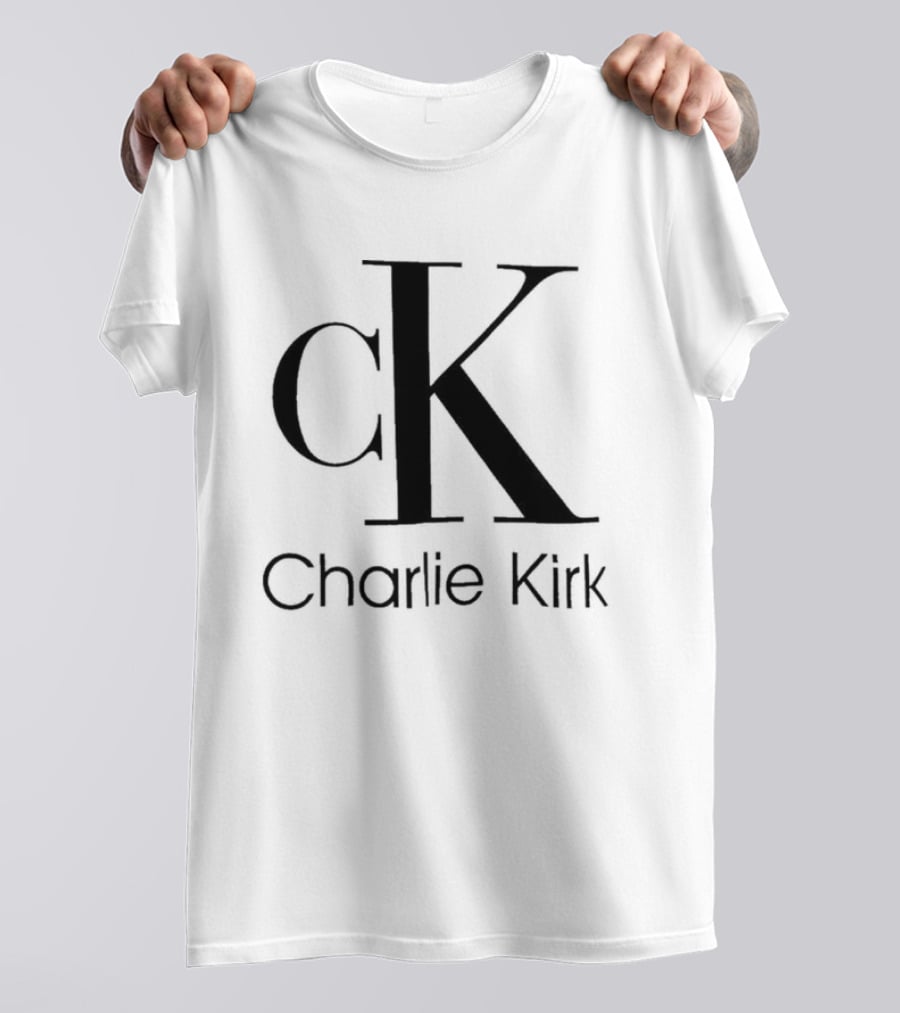 Charlie Kirk CK Bold Monogram T-Shirt