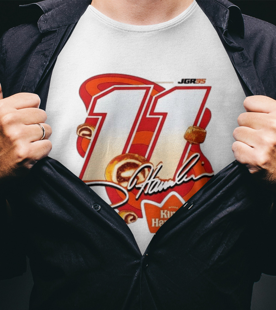 Denny Hamlin 11 JGR Nascar King's Hawaiian Cinnamon Bites T-Shirt