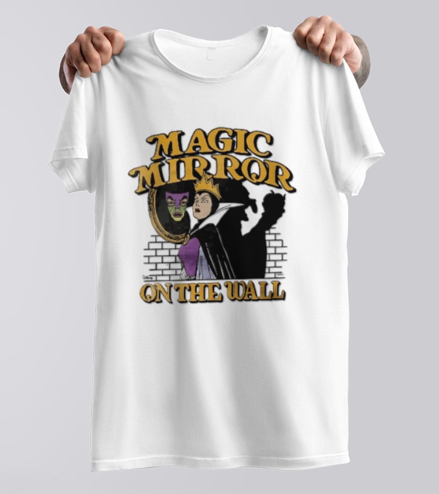 Magic Mirror On The Wall Evil Queen Old Hag Shadow T-Shirt