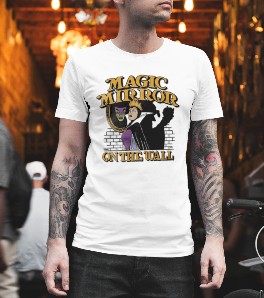 Magic Mirror On The Wall Evil Queen Old Hag Shadow T-Shirt