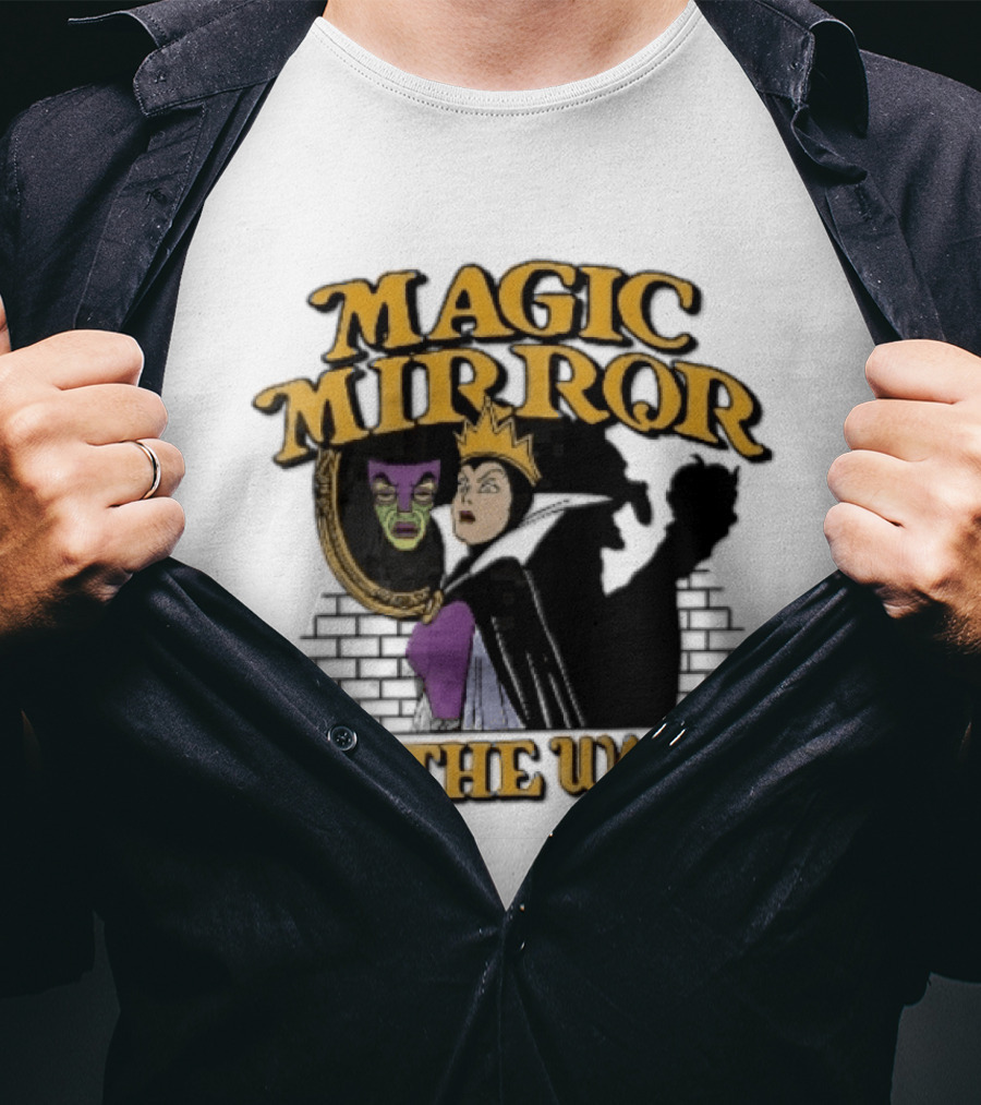 Magic Mirror On The Wall Evil Queen Old Hag Shadow T-Shirt