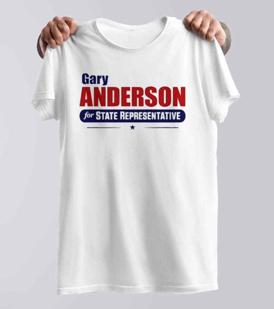 Gary Anderson MI State Representative 2026 Campaign T-Shirt