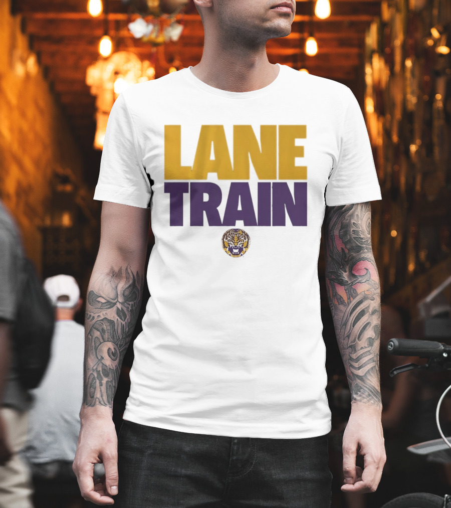 Lane Train LSU Tigers Football SEC Fan Gear T-Shirt