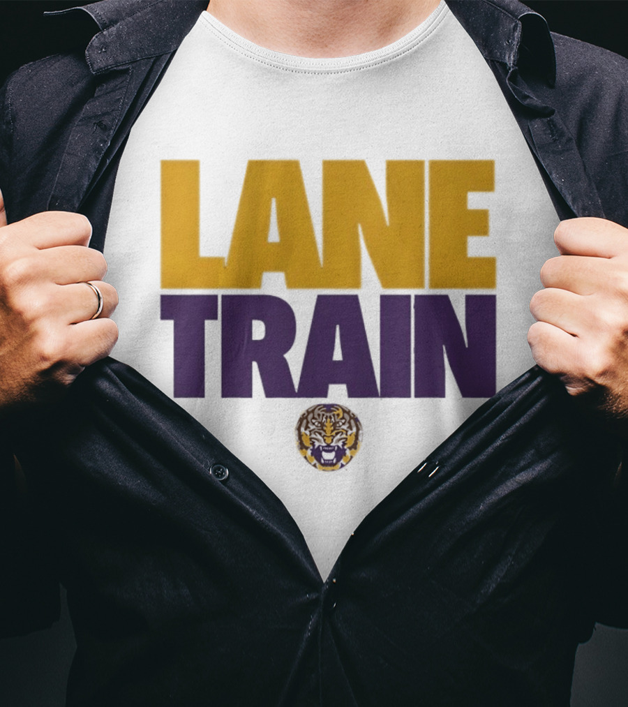 Lane Train LSU Tigers Football SEC Fan Gear T-Shirt