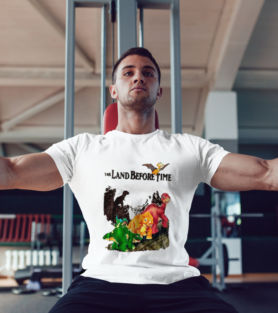 The Land Before Time Littlefoot Petrie Cera Spike Dinosaur Movie Youth T-Shirt
