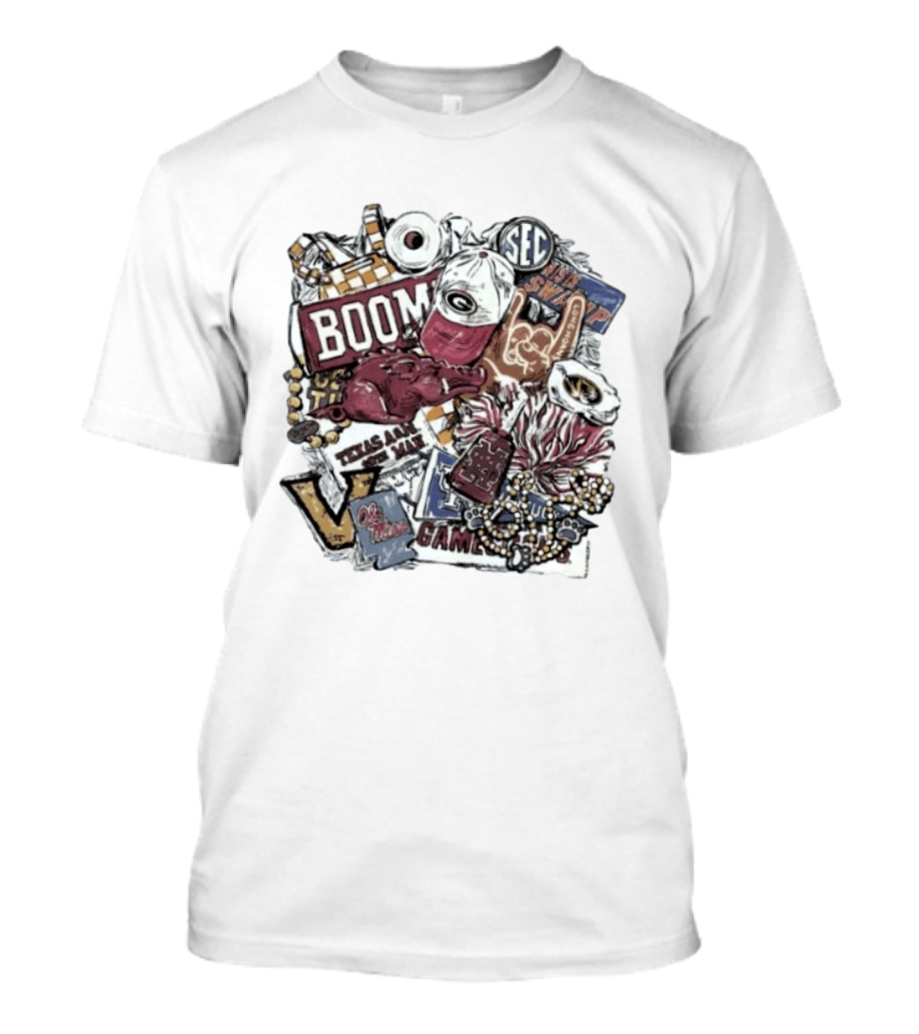 Mississippi State SEC Gameday It Just Means More Boom Tennessee Texas A&M Gators LSU Auburn T-Shirt