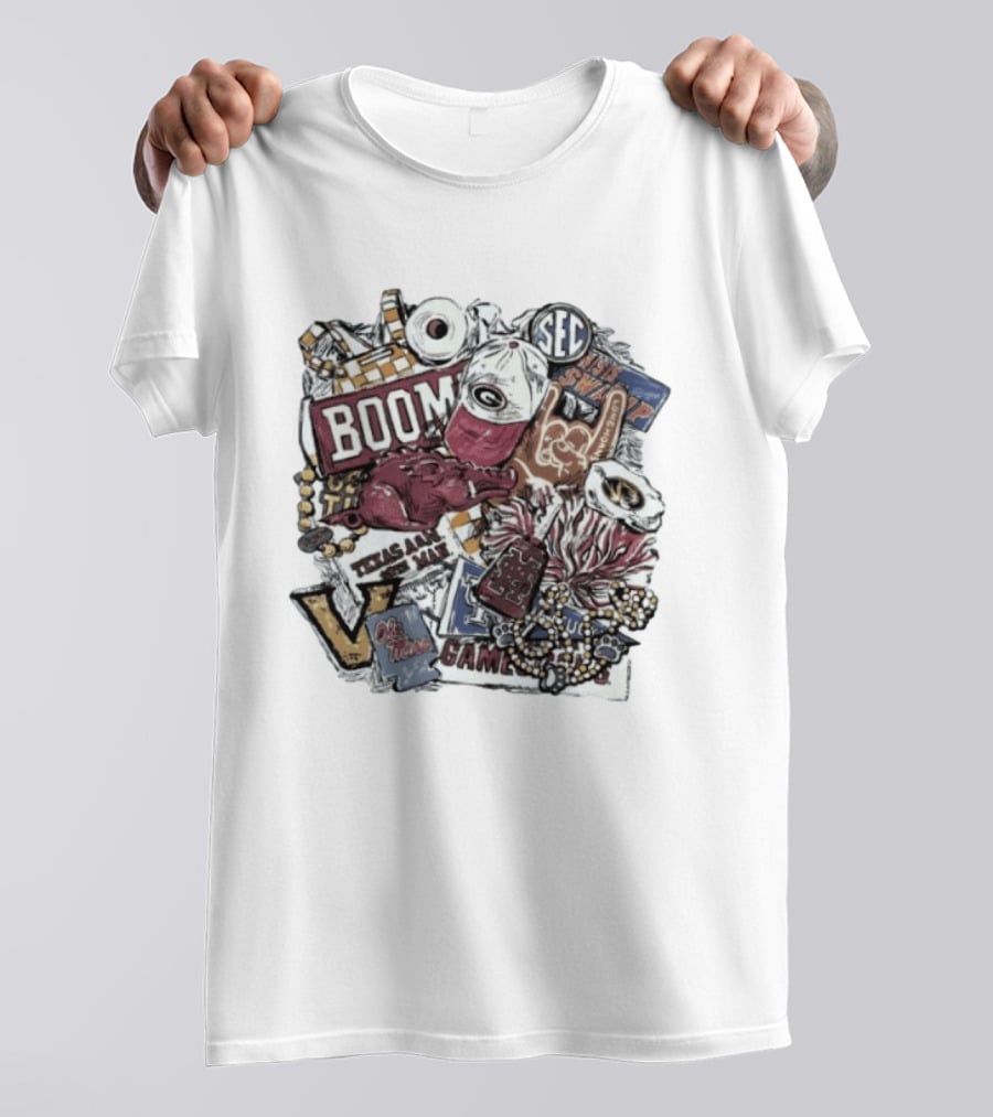 Mississippi State SEC Gameday It Just Means More Boom Tennessee Texas A&M Gators LSU Auburn T-Shirt