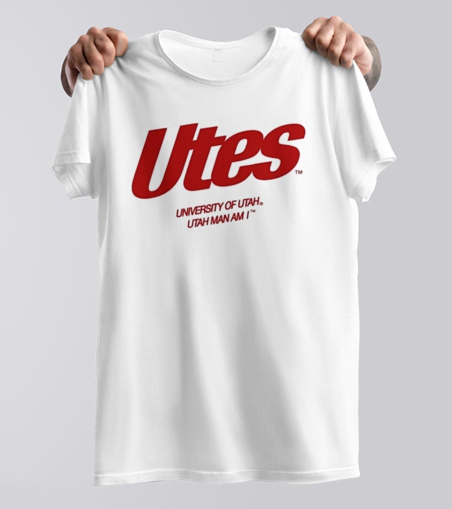 Utes University Of Utah Utah Man Am I NCAA T-Shirt