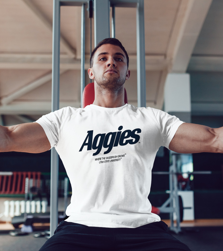Aggies Where The Sagebrush Grows Utah State University T-Shirt