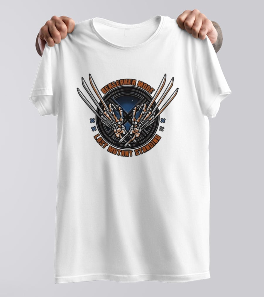 Wolverine Berserker Mode Last Mutant Standing T-Shirt