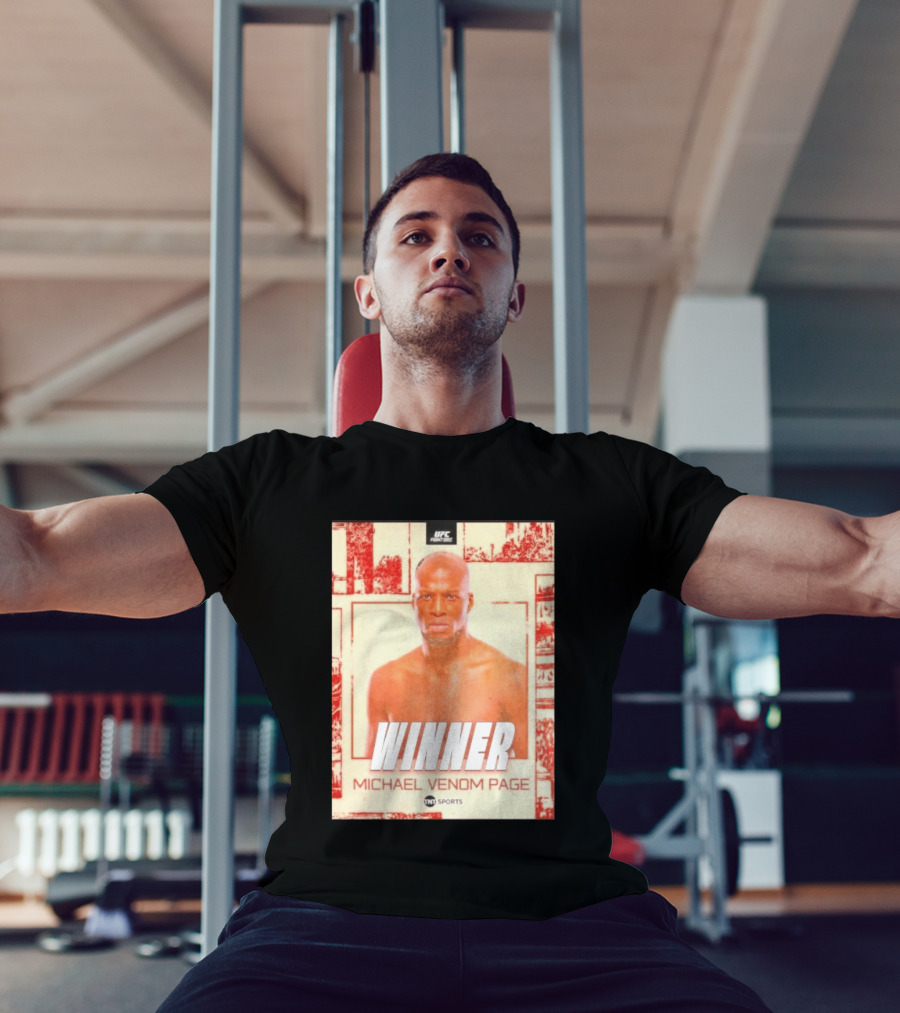 UFC Fight Night Winner Michael Venom Page TNT Sports T-Shirt