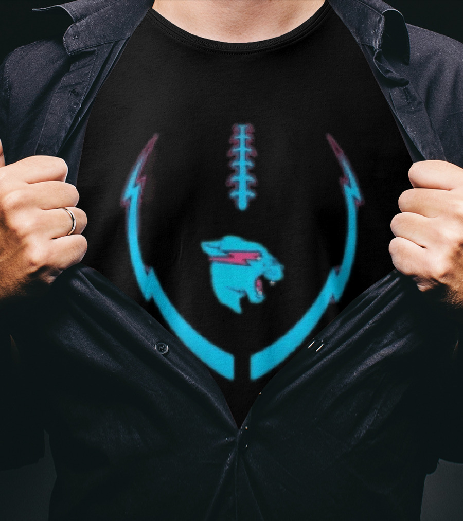 Mrbeast Store Beast Lightning Football T-Shirt